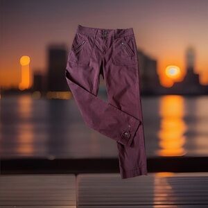 Kut From The Kloth Women’s Size 8 Reese High-Rise Ankle Straight Leg Cargo Pants